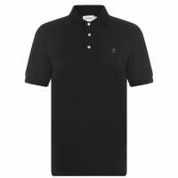 Блуза С Яка Farah Blanes Short Sleeve Polo Shirt Black 010 Мъжки тениски с яка
