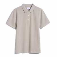 Блуза С Яка Farah Blanes Short Sleeve Polo Shirt SmokeyBrown050 Мъжки тениски с яка