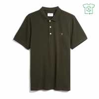 Блуза С Яка Farah Blanes Short Sleeve Polo Shirt Evergreen Мъжки тениски с яка