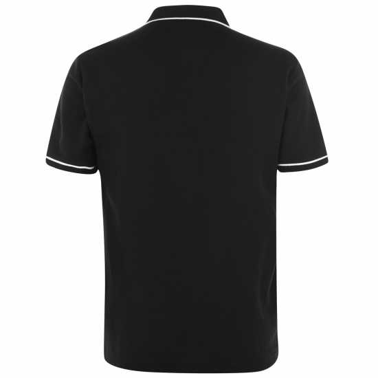 Original Penguin Блуза С Яка Short Sleeve Tipped Polo Shirt Black 010 Мъжки тениски с яка