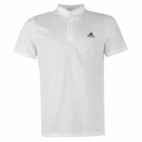 Adidas Блуза С Яка Mens Fab Polo Shirt White Мъжко облекло за едри хора