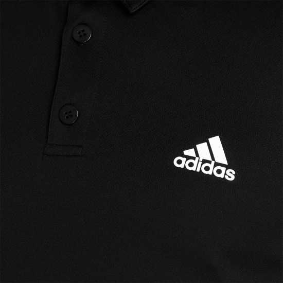 Adidas Блуза С Яка Mens Fab Polo Shirt Black Мъжко облекло за едри хора