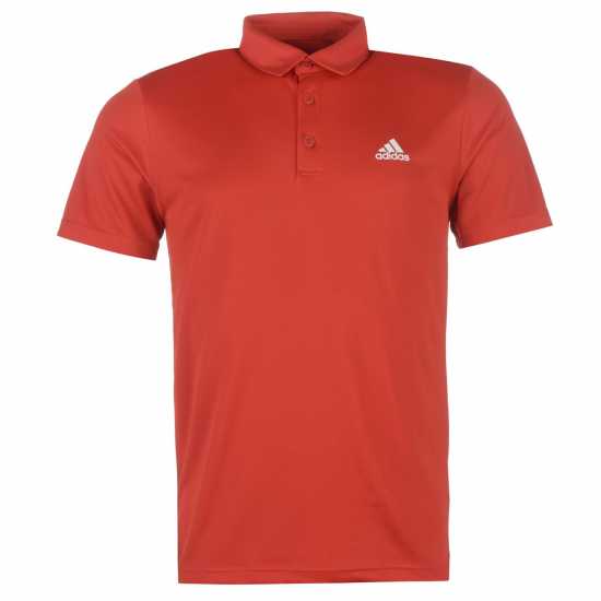 Adidas Блуза С Яка Mens Fab Polo Shirt Red Мъжко облекло за едри хора