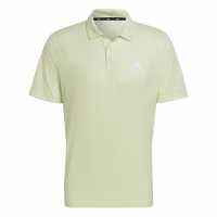 Adidas Блуза С Яка Mens Fab Polo Shirt Lime/White Мъжки тениски с яка