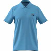 Adidas Блуза С Яка Mens Fab Polo Shirt Blue/Black Мъжко облекло за едри хора
