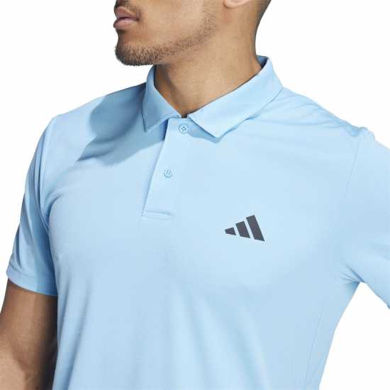 Adidas Блуза С Яка Mens Fab Polo Shirt Blue/Black Мъжко облекло за едри хора