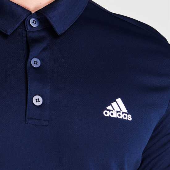 Adidas Блуза С Яка Mens Fab Polo Shirt Navy - Мъжко облекло за едри хора