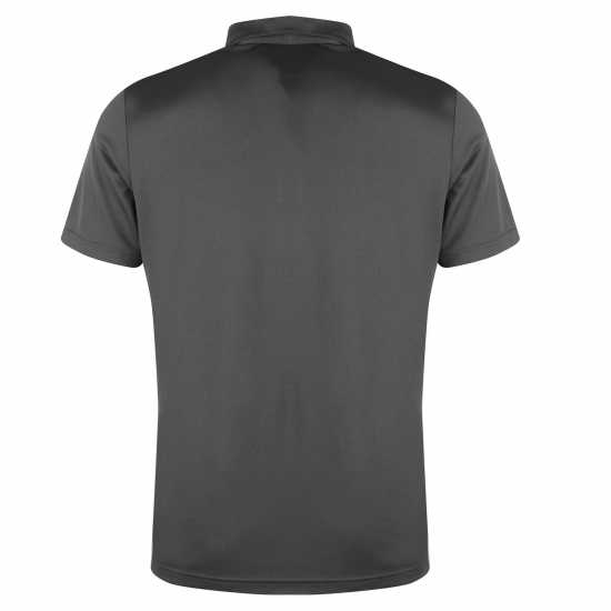 Adidas Блуза С Яка Mens Fab Polo Shirt Charcoal Мъжко облекло за едри хора