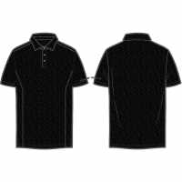 Skechers Мъжка Блуза С Яка Skech Air Polo Shirt Mens Black Мъжки тениски с яка
