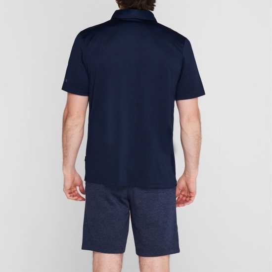 Skechers Мъжка Блуза С Яка Skech Air Polo Shirt Mens Navy Мъжки тениски с яка