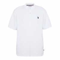 Us Polo Assn Блуза С Яка Core Pique Polo Shirt Bright White Мъжки тениски с яка