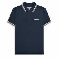 Lambretta Triple Tip Polo Тъмно синьо Бял 