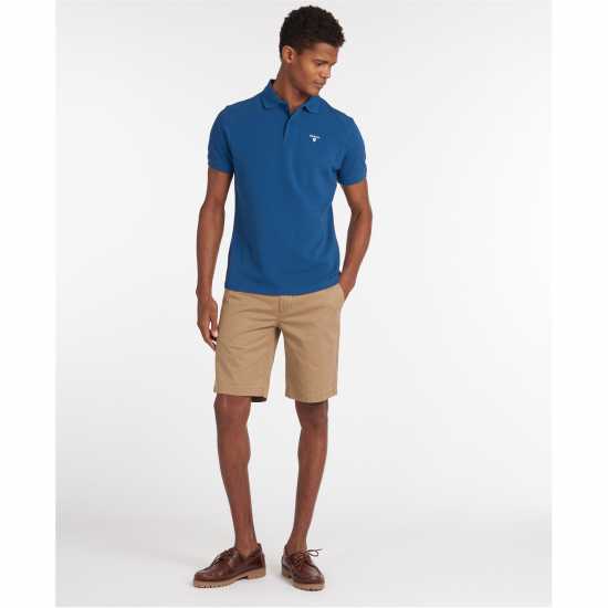 Barbour Блуза С Яка Sports Polo Shirt Deep Blue 