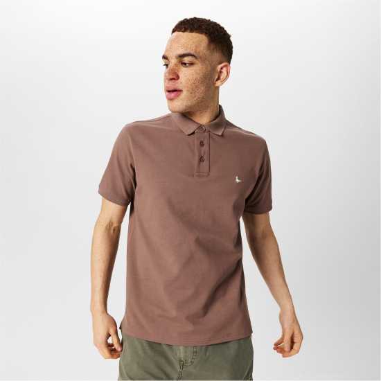 Jack Wills Aldgrove Classic Polo Тухла Розова 