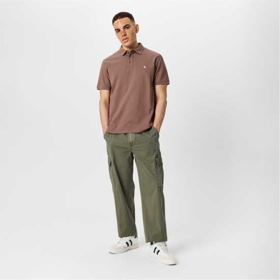 Jack Wills Aldgrove Classic Polo Тухла Розова 