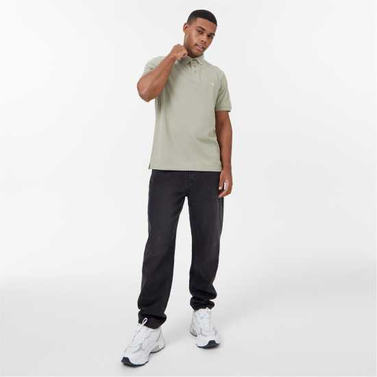 Jack Wills Aldgrove Classic Polo Sage Мъжко облекло за едри хора
