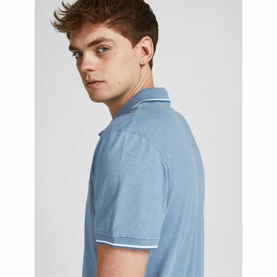 Jack And Jones Блуза С Яка Polo Shirt Blue H Marl Мъжки тениски с яка