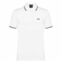 Hugo Boss Блуза С Яка Paddy Polo Shirt White 100 Holiday Essentials