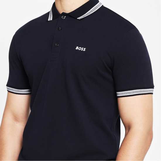 Hugo Boss Блуза С Яка Paddy Polo Shirt Navy 402 - Holiday Essentials