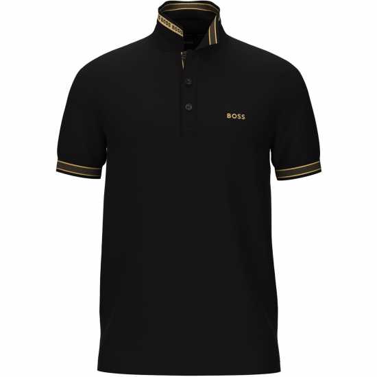 Hugo Boss Блуза С Яка Paddy Polo Shirt Black/Gold 005 - Holiday Essentials