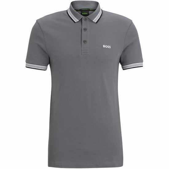 Hugo Boss Блуза С Яка Paddy Polo Shirt Medium Grey - Holiday Essentials