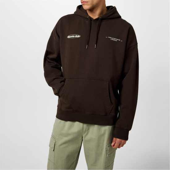 Jack Wills Sports Club Hoodie  Мъжки суитчъри и блузи с качулки