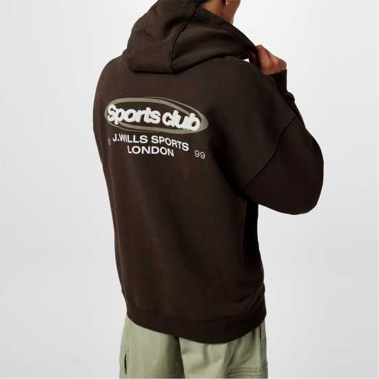 Jack Wills Sports Club Hoodie  Мъжки суитчъри и блузи с качулки