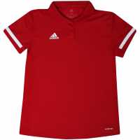 Adidas T19 Polo W Ld99 Red Дамски тениски с яка