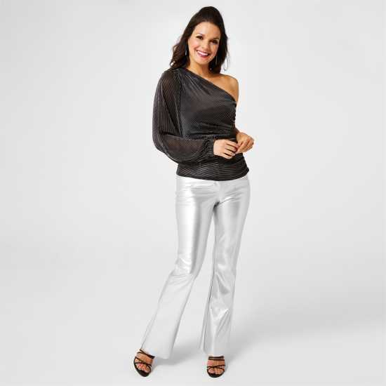 Biba X Tess Daly One Shoulder Top  Дамски ризи и тениски