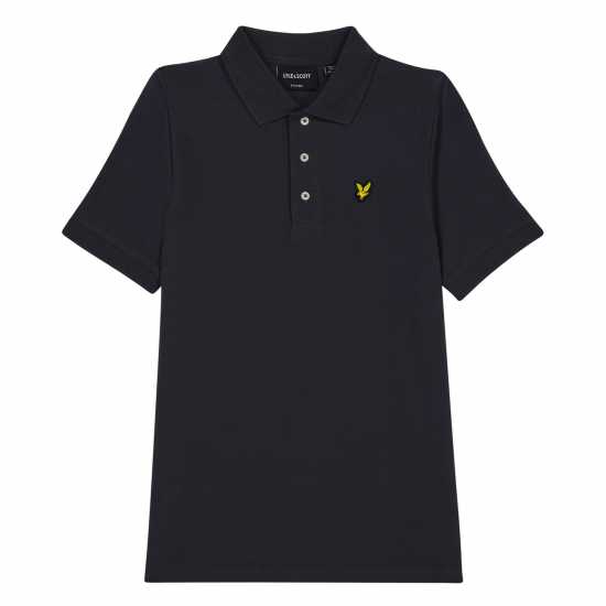 Lyle And Scott Детска Блуза С Яка Polo Shirt Juniors W635 Гънметал 