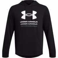 Under Armour Rival Terry Graphic Hood Black 
