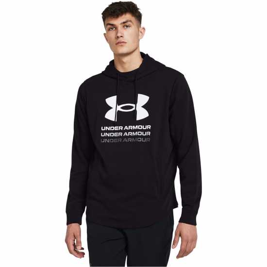 Under Armour Rival Terry Graphic Hood Black 