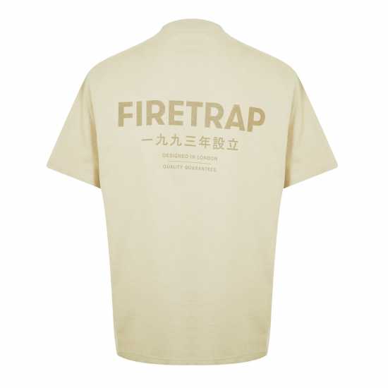 Firetrap Established T-Shirt Sn33 Pale Sage Мъжки ризи