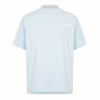Firetrap Established T-Shirt Sn33 Pale Blue Мъжки ризи