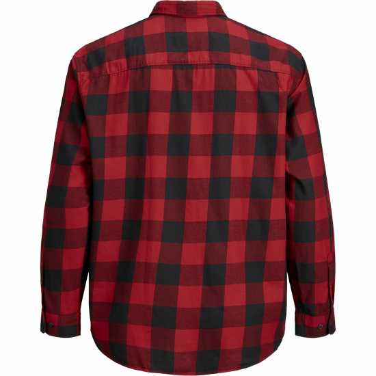 Мъжка Риза Jack And Jones Twill Shirt Mens Plus Size Кирпичен червен Мъжки ризи