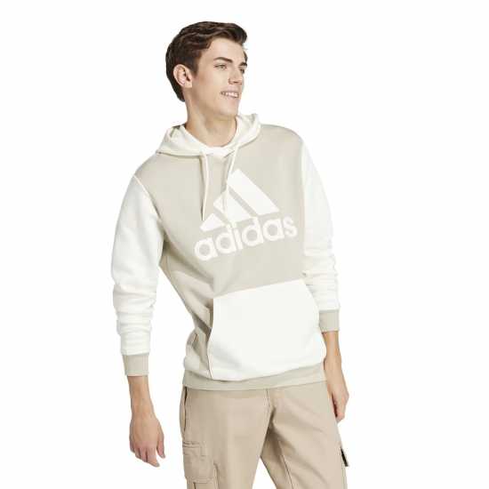 Adidas M Bl Fl Hd Sn43 Putty Gry/Offw Мъжки суитчъри и блузи с качулки