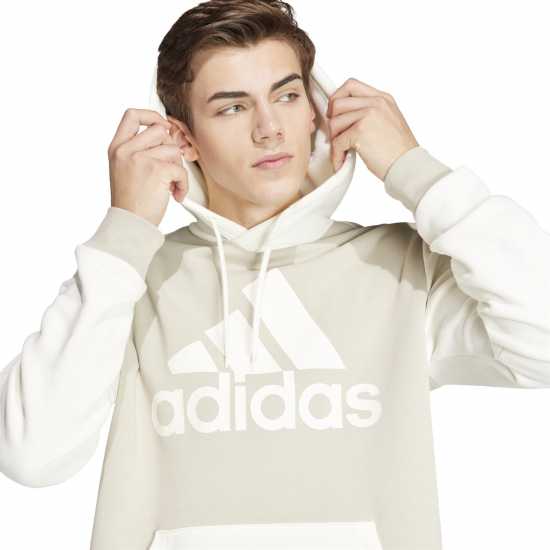 Adidas M Bl Fl Hd Sn43 Putty Gry/Offw Мъжки суитчъри и блузи с качулки