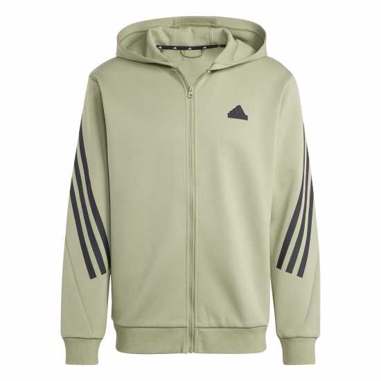 Мъжки суитчъри и блузи с качулки Adidas Future Icons 3-Stripes Full Zip Hoodie Mens Зелен палатка Adidas Future Icons 3-Stripes Full Zip Hoodie Mens Зелен палатка Мъжки суитчъри и блузи с качулки