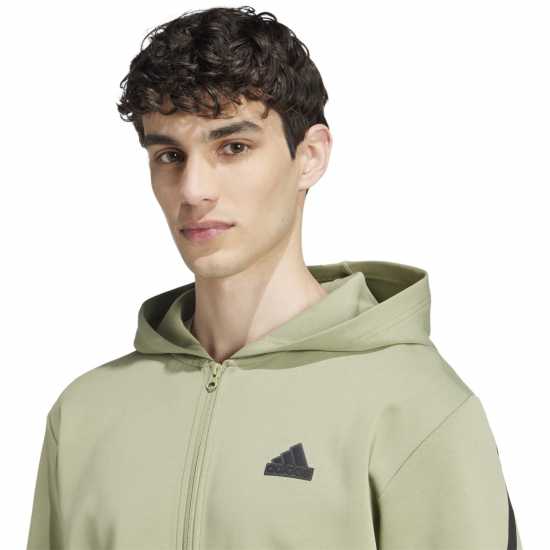 Мъжки суитчъри и блузи с качулки Adidas Future Icons 3-Stripes Full Zip Hoodie Mens Зелен палатка Adidas Future Icons 3-Stripes Full Zip Hoodie Mens Зелен палатка Мъжки суитчъри и блузи с качулки