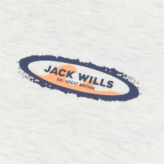 Jack Wills Surf Ringer Tee Jn99  Детски тениски и фланелки