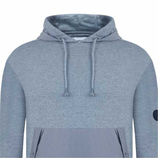 Firetrap Hybrid Hoodie Сив марл Firetrap Hybrid Hoodie Сив марл