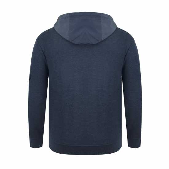 Firetrap Hybrid Full-Zip Hoodie Тъмно сиво марл Firetrap Hybrid Full-Zip Hoodie Тъмно сиво марл