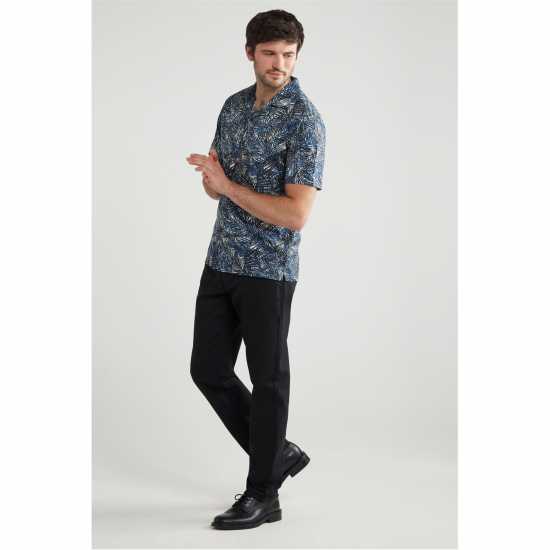 Мъжки ризи Farah Short Sleeve Cuban Shirt Farah Short Sleeve Cuban Shirt Мъжки ризи