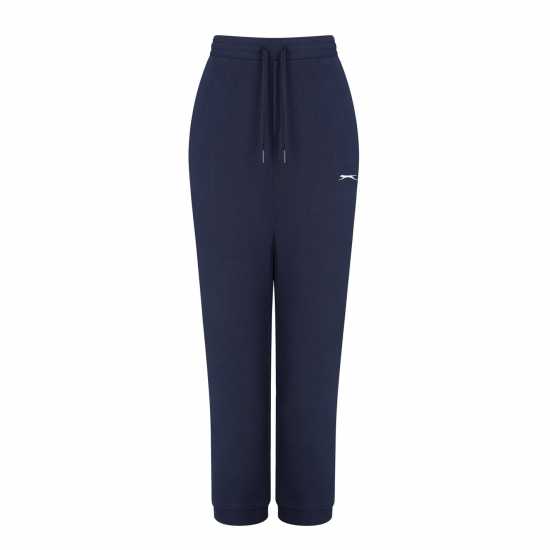 Slazenger Leisure Three Quarter Interlock Jogging Bottoms Womens Морска синьо 