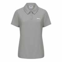 Slazenger Pique Polo Womens Ледено сиво 