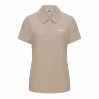 Slazenger Pique Polo Womens Бежово 