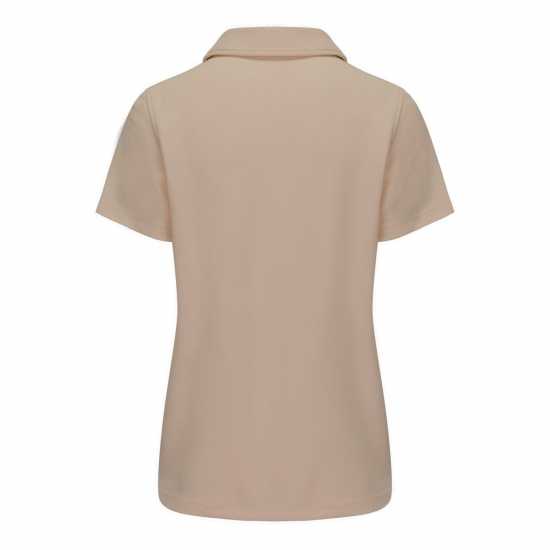 Slazenger Pique Polo Womens Бежово Slazenger Pique Polo Womens Бежово