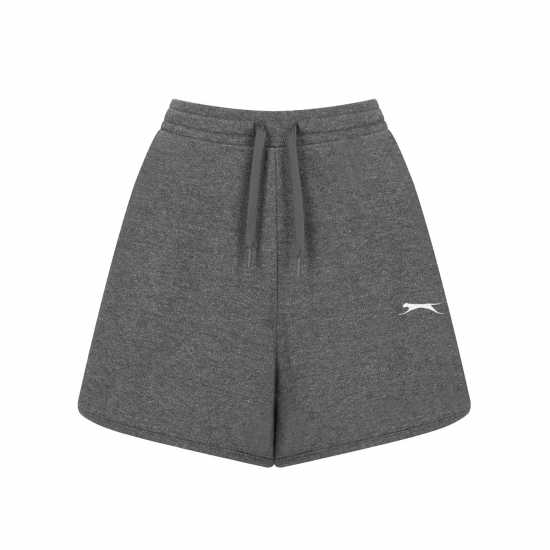 Slazenger Дамски Шорти Interlock Shorts Ladies Charcoal Дамски къси панталони
