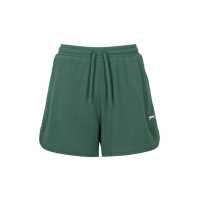 Slazenger Дамски Шорти Interlock Shorts Ladies Горско зелено Дамски къси панталони