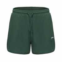 Slazenger Дамски Шорти Interlock Shorts Ladies Горско зелено 